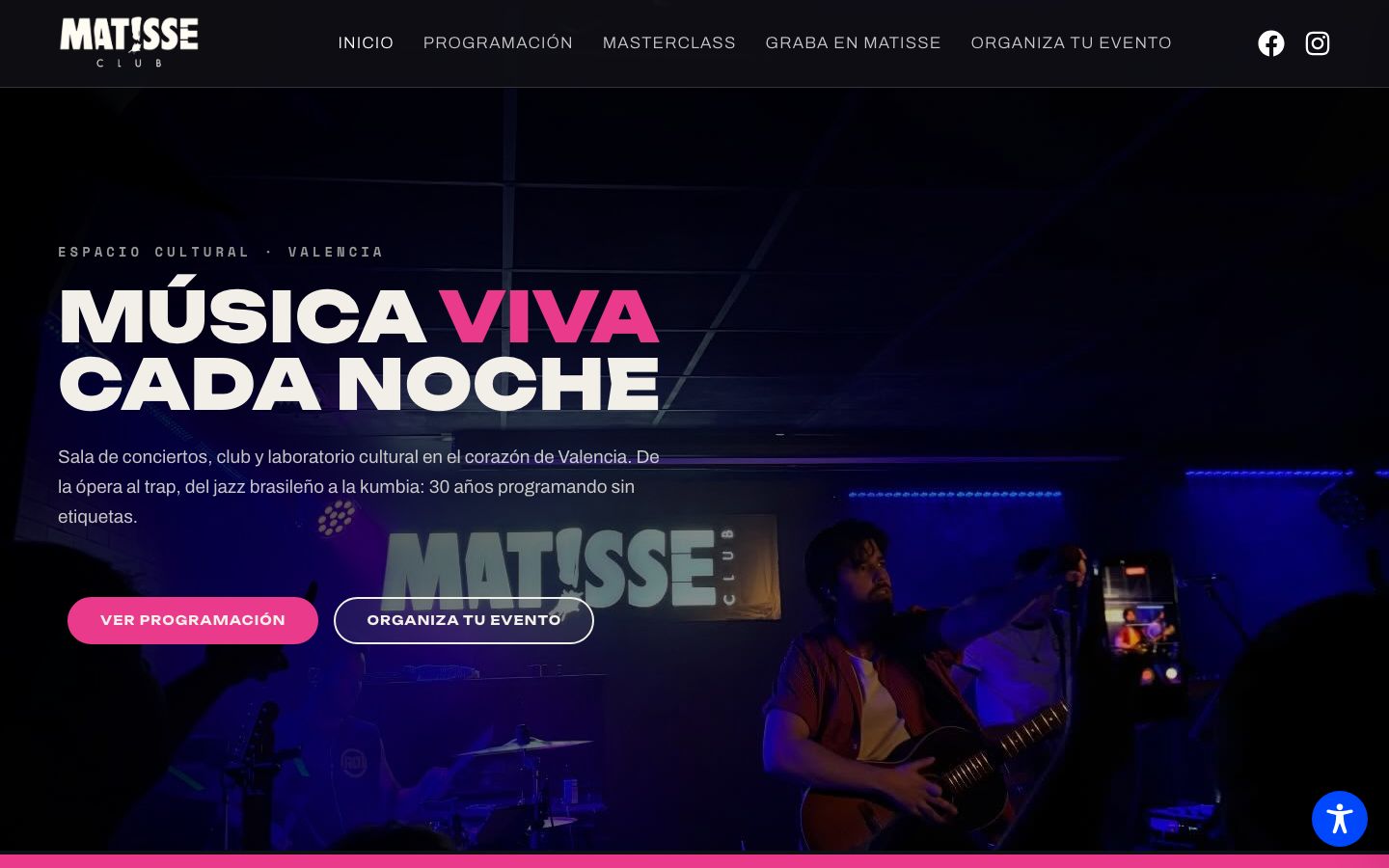 Screenshot of Matisse Club