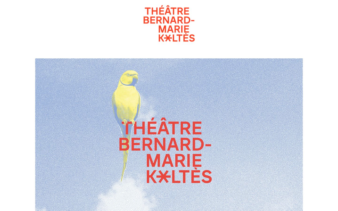 Homepage screenshot of Théâtre Bernard-Marie Koltès