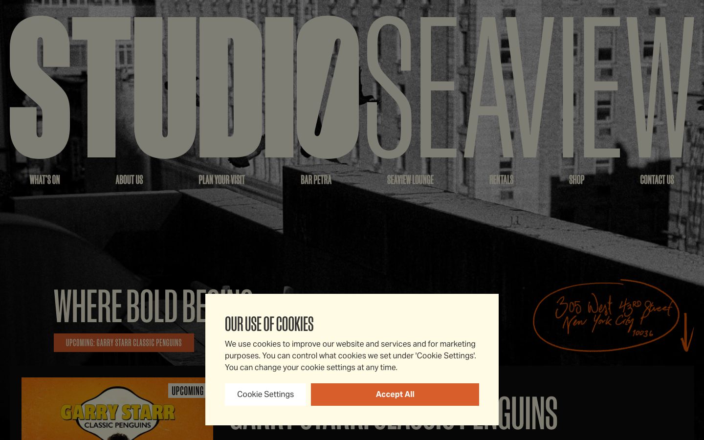 Screenshot of Studio Seaview
