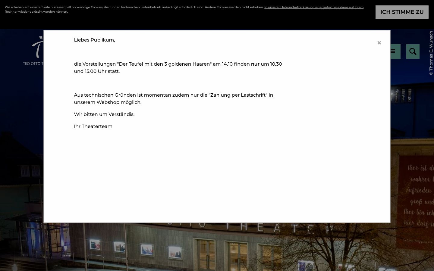 Homepage screenshot of otto