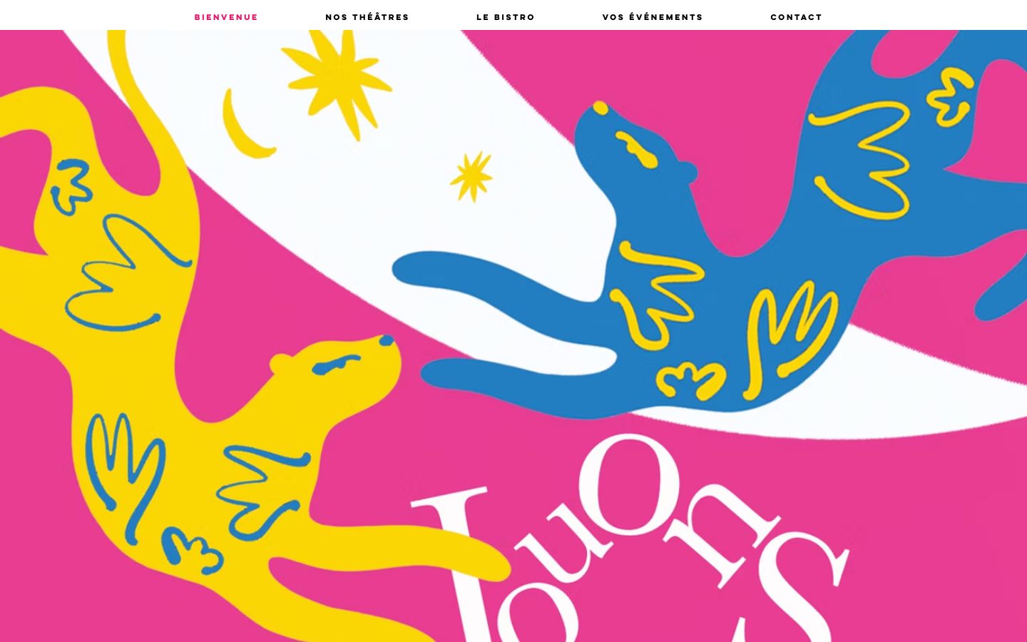 Homepage screenshot of Théâtre Trianon - Théâtre Molière