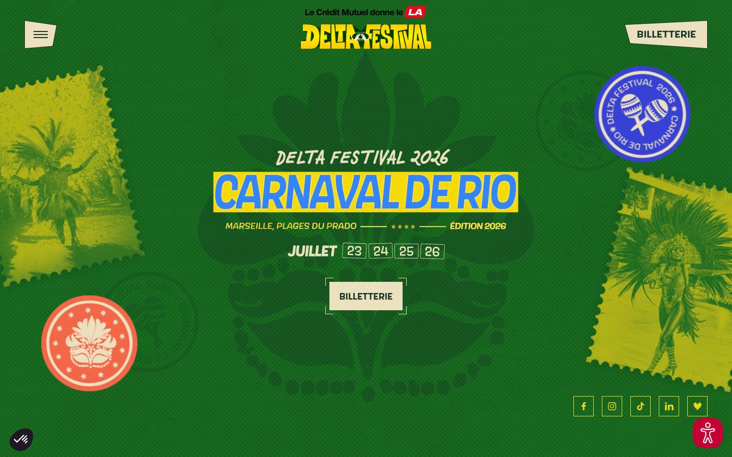 Screenshot of Delta Festival