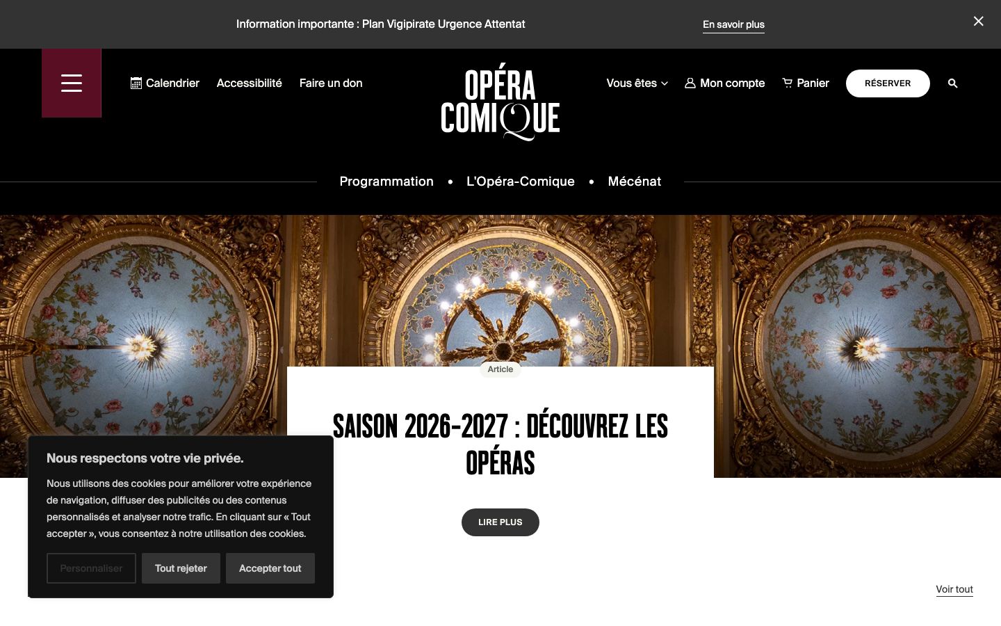 Screenshot of Opéra-Comique