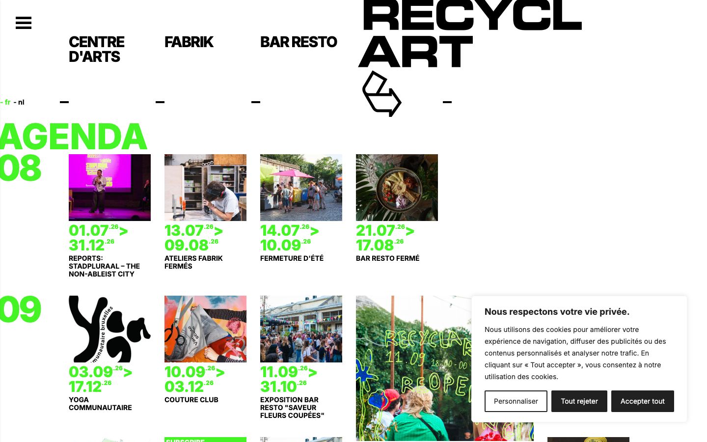 Screenshot of Recyclart