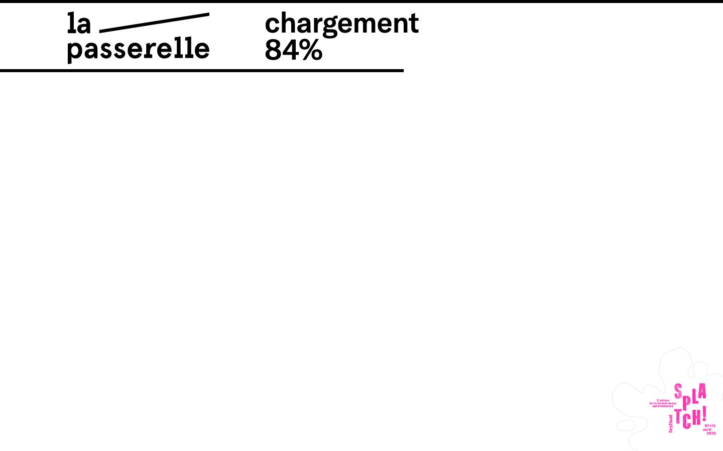 Event detail page screenshot of La Passerelle