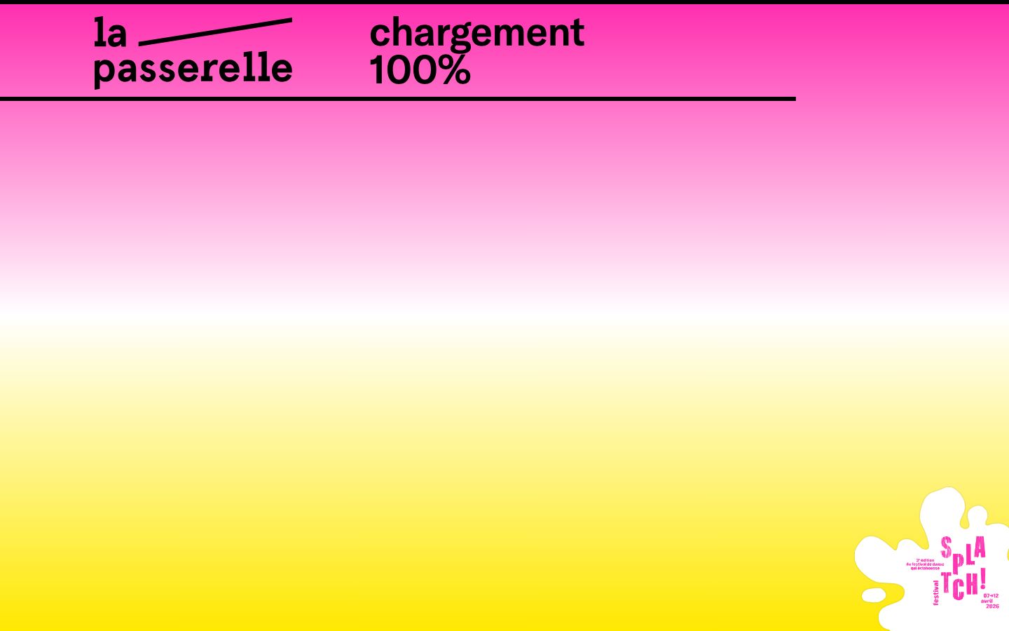 Homepage screenshot of La Passerelle