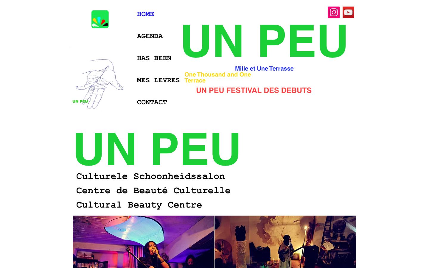 Screenshot of UN PEU