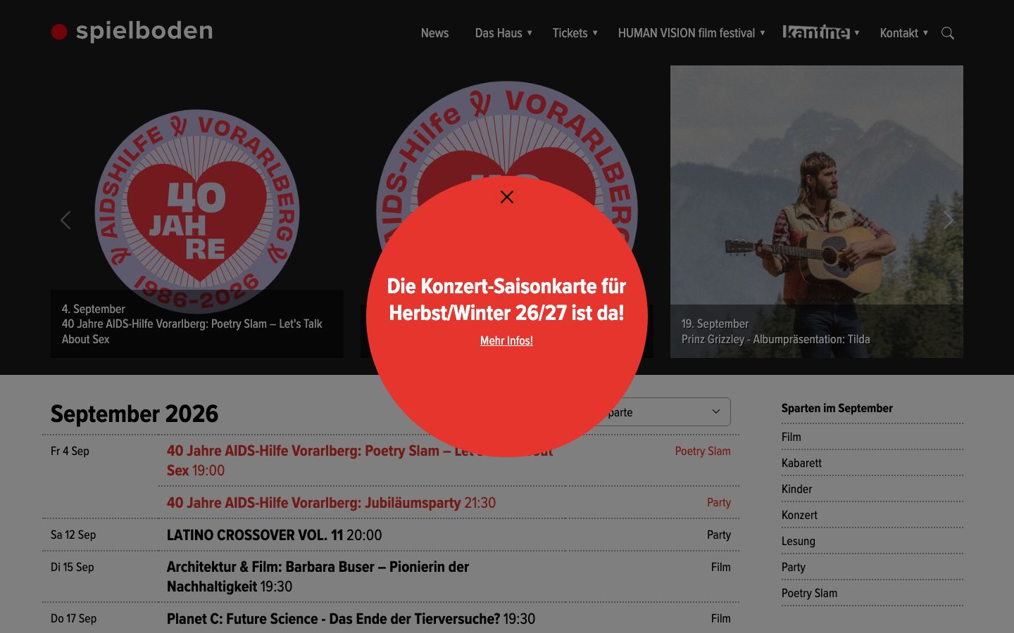 Screenshot of Spielboden