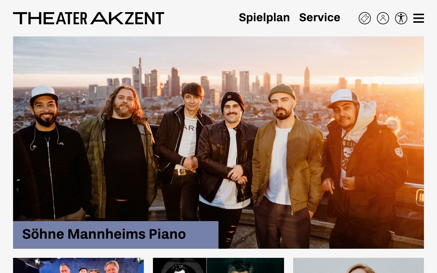 Screenshot of Theater Akzent