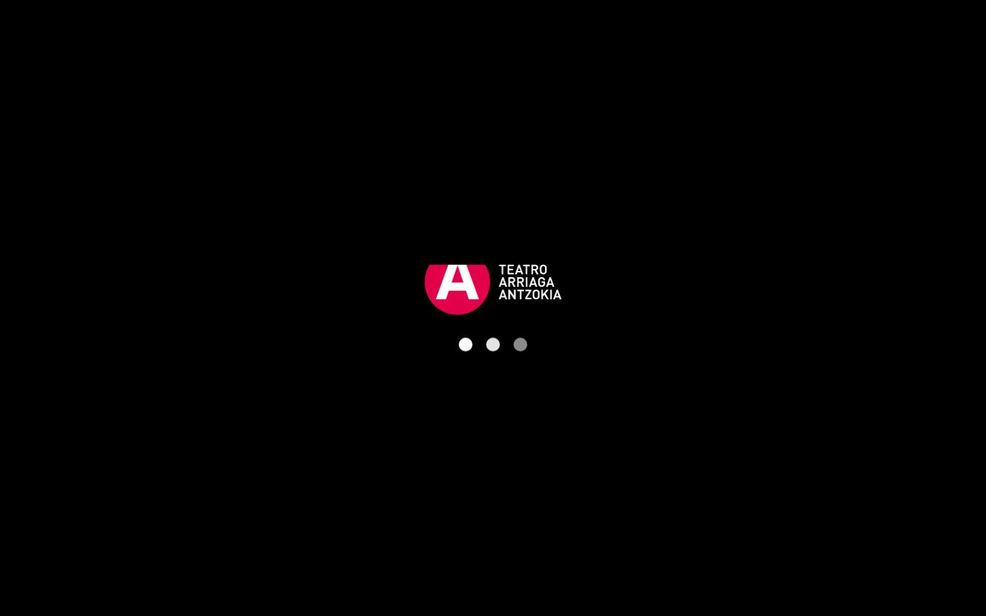 Homepage screenshot of Teatro Arriaga Antzokia
