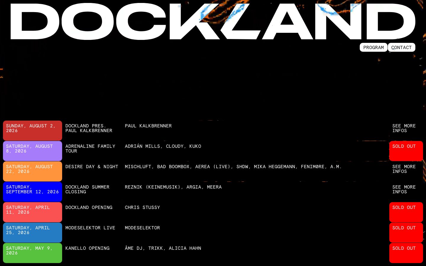 Screenshot of DOCKLAND