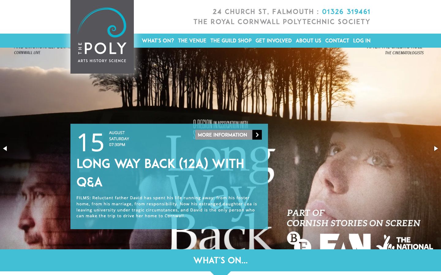 Homepage screenshot of The Poly