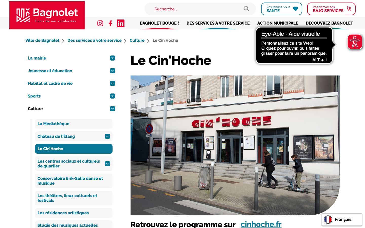 Screenshot of Le Cin'Hoche