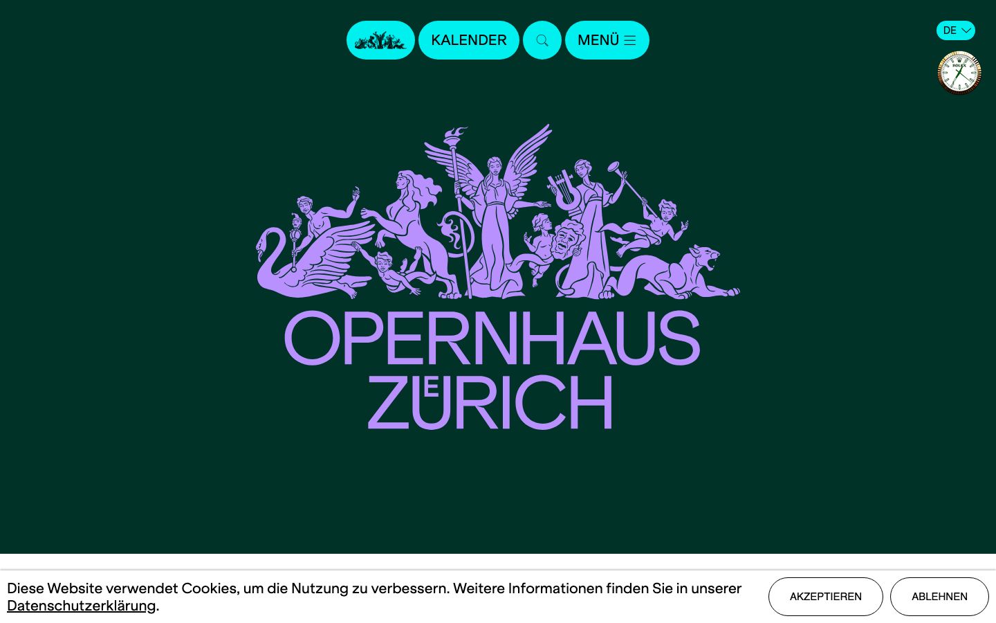 Screenshot of Opernhaus Zürich