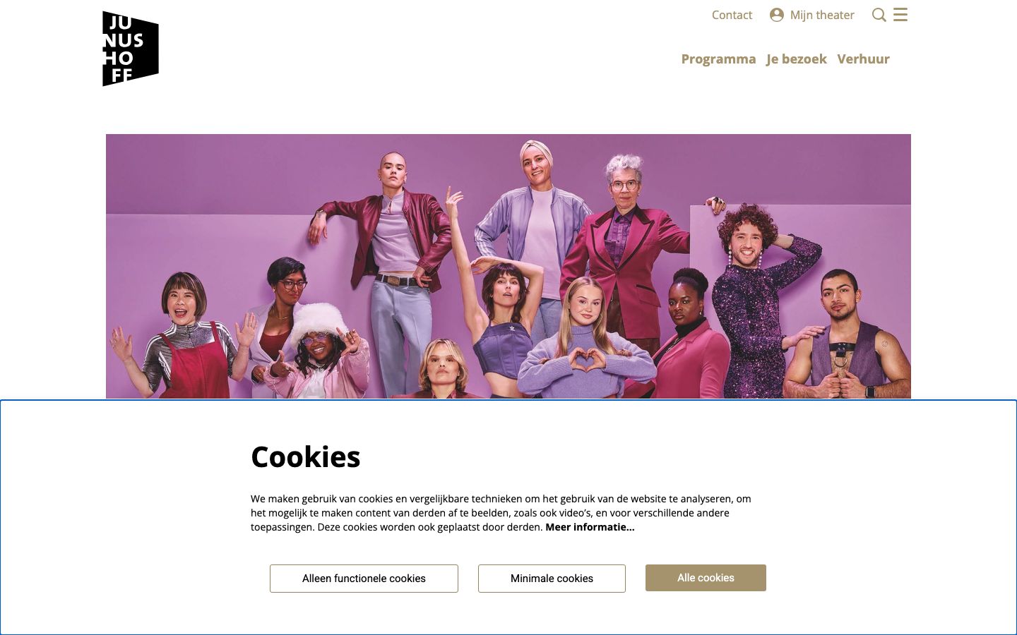 Homepage screenshot of Junushoff