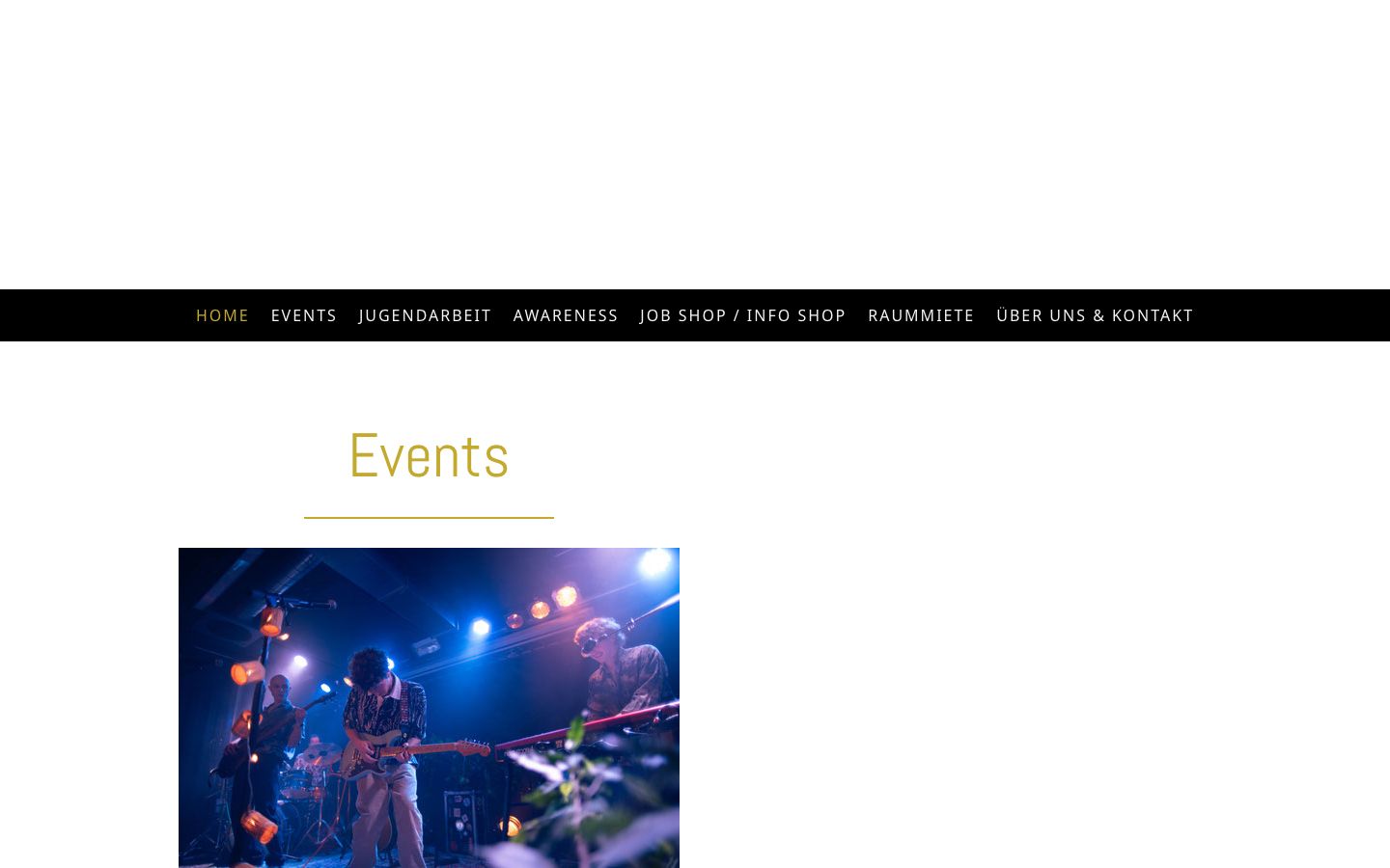 Screenshot of Planet5 events