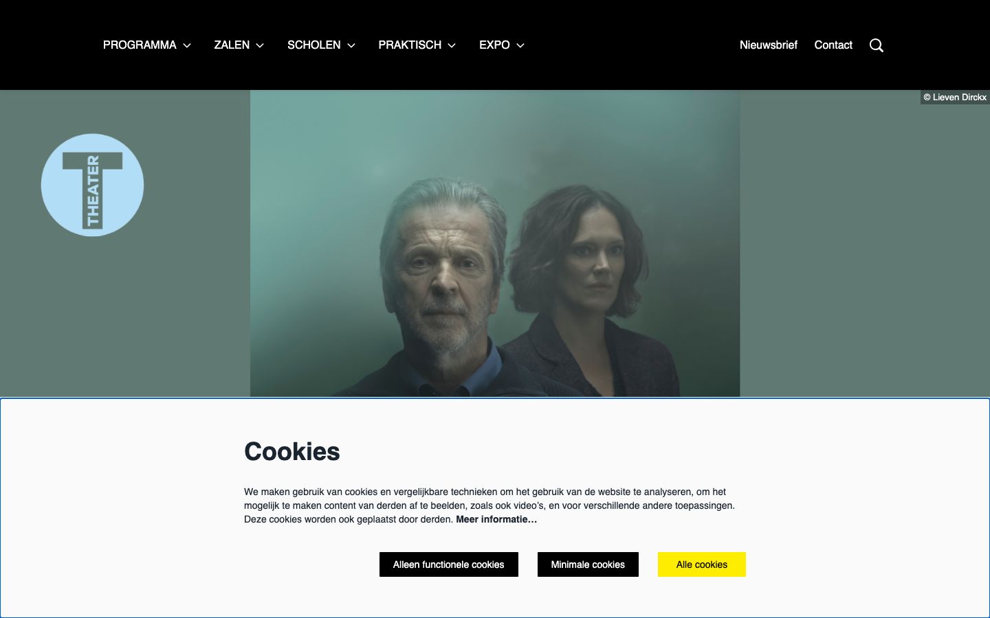 Event detail page screenshot of CC De Werft (Cultuurcentrum De Werft)
