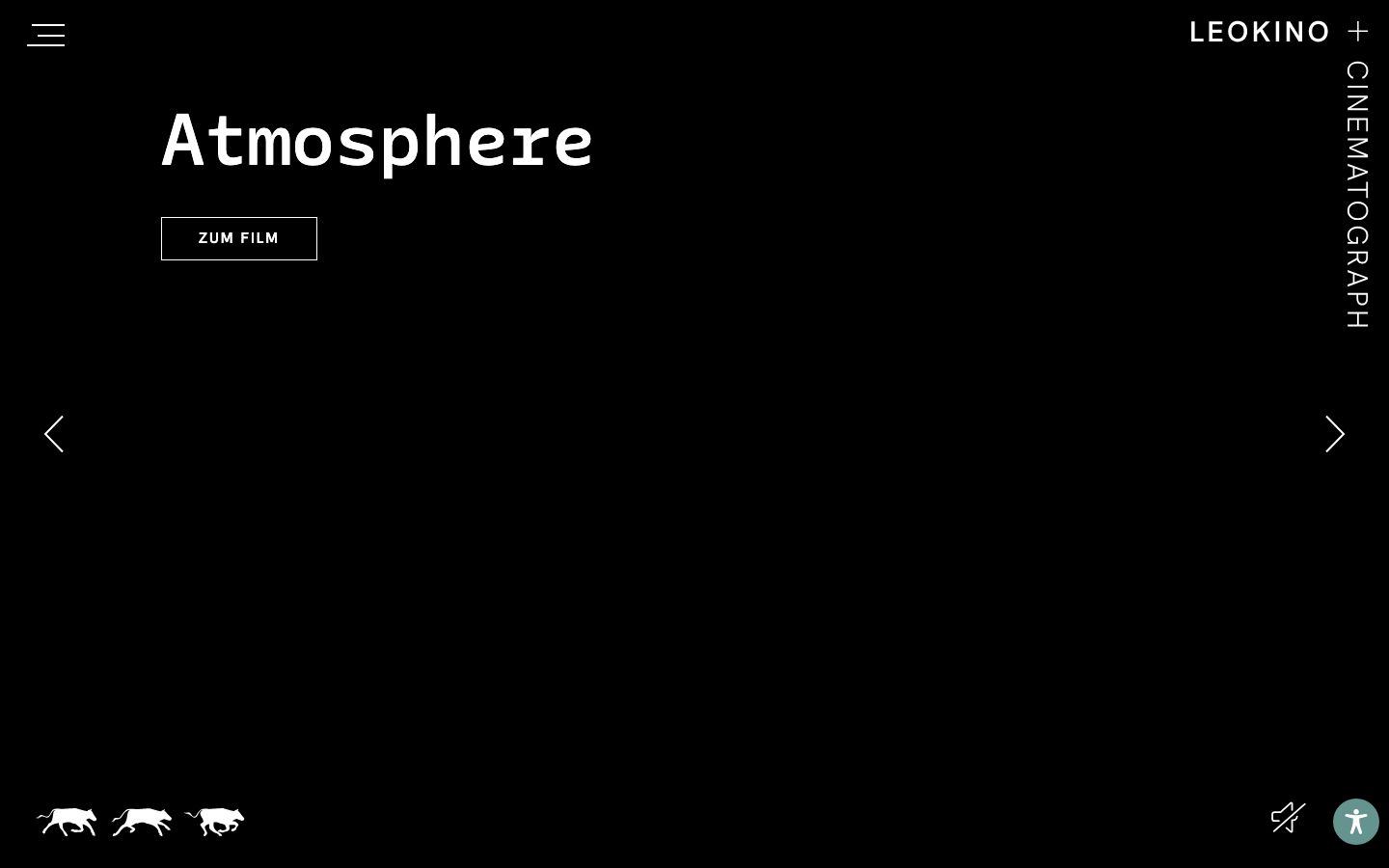 Homepage screenshot of Leokino + Cinematograph Innsbruck