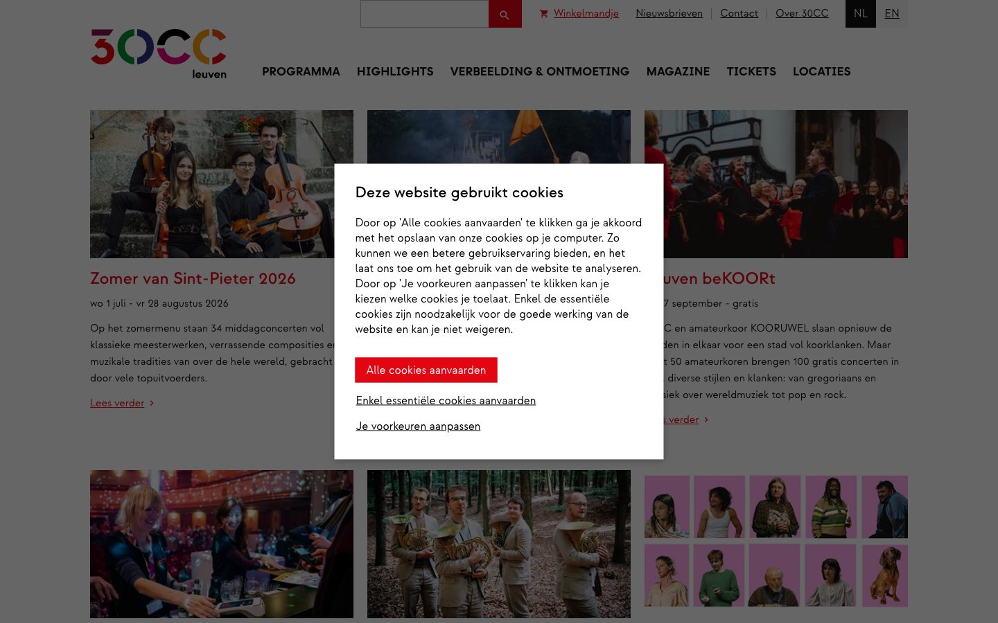 Screenshot of 30CC
