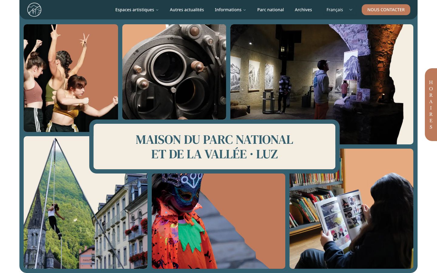 Screenshot of Maison du Parc national et de la vallée